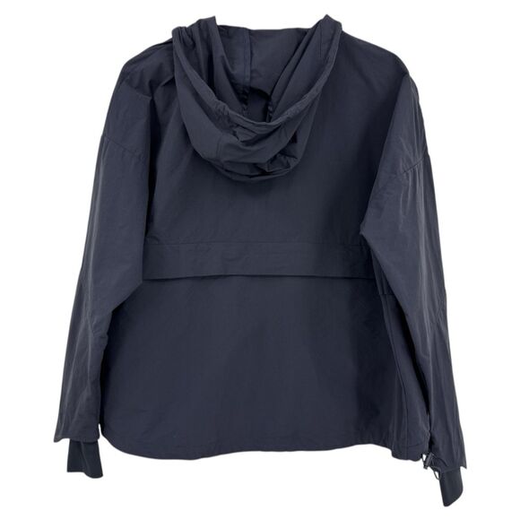 FLX Jacket XS Zip up Hooded coat Smokey Blue women's oversized running athletic - Picture 2 of 12